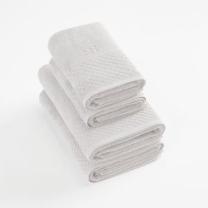 Set de 2 serviettes + 2 draps de bain
